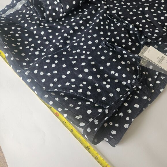 Women's Black and White Polka Dot Shorts - Picture 8 of 9